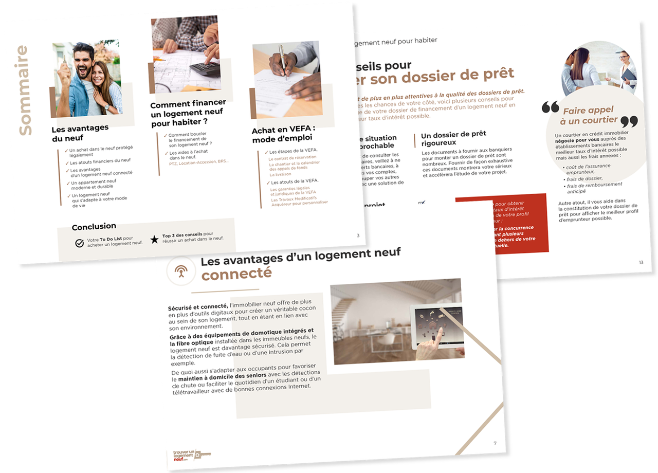 Télécharger gratuitement votre mode d'emploi pour l'achat immobilier neuf