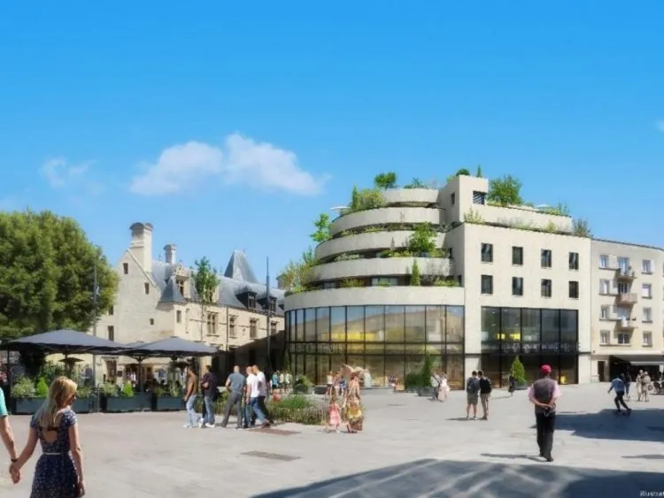 Transformation d'un cinéma du centre-ville de Caen en programme neuf
