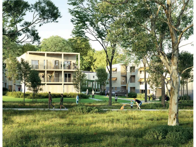 Ecoquartier Monges-Croix du Sud : chantier pour un programme neuf à Cornebarrieu