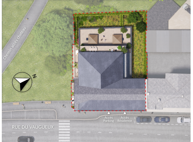 Les Terrasses du Chateau programme neuf Caen