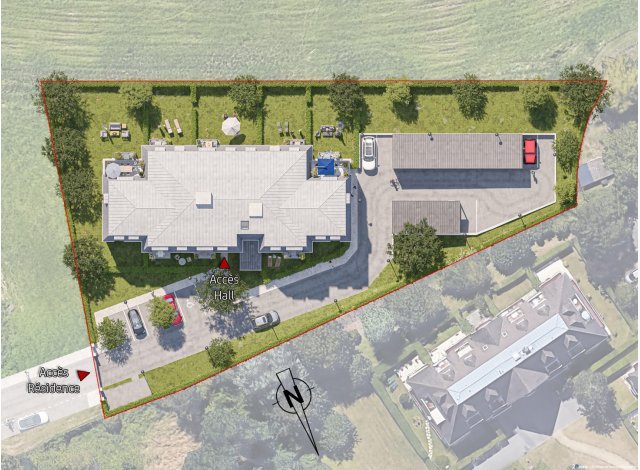 Les Loges de Clairefontaine Immobilier neuf Benerville-sur-Mer